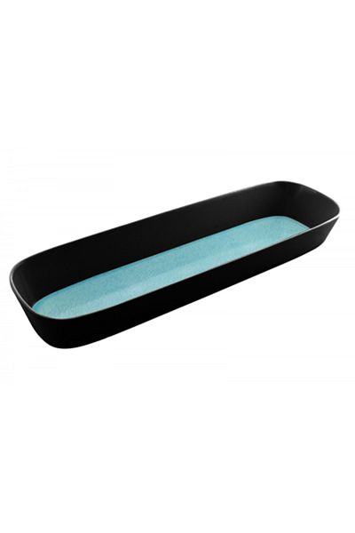 Raki Melamine gastronorm tray RAKI CAPSULE 2/4 53x16.2x6.5cm blue