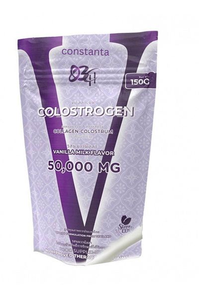 Constanta V Colostrogen Vanilla Milk Powder Food Supplement - 50,000 Mg