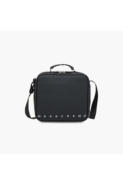 Monocrom Monocromo Solid Lunch Bag with Adjustable Strap and Zip Closure