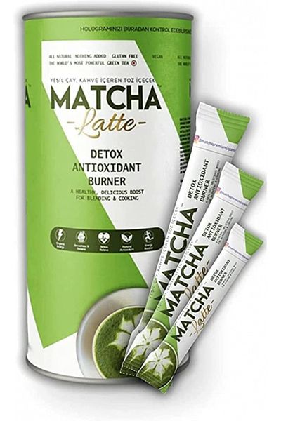 BEAUTY AMBITION Premium Japanese Matcha Latte, Coffee and Coconut Flavored Matcha Tea, 1 Box 20 Days