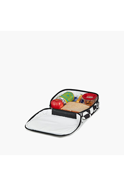 Jansport Printed Lunch Bag with Zip Closure