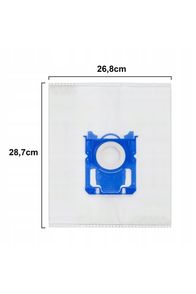 NewEvo Set de 12 saci textili nețesuți tip S-Bag, filtru Hepa, compatibili cu Philips, Electrolux și AEG