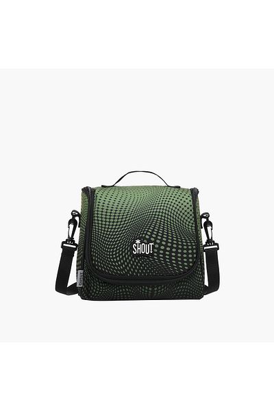Shout Printed Lunch Bag with Zip Closure