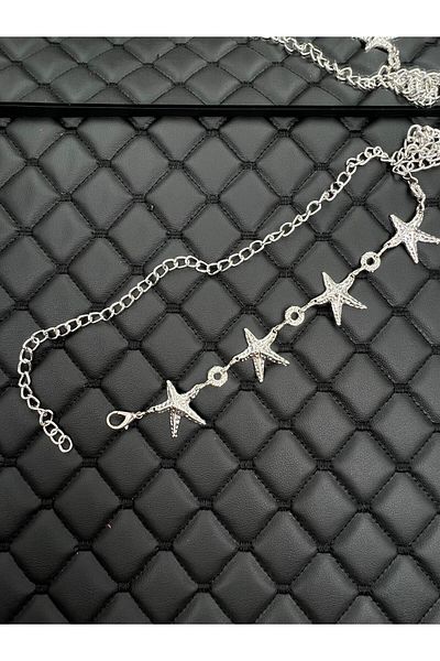 Descoin Chain Belt with Star Accessories,Women's Belt,Jacket Belt,Pantalon Belt,
