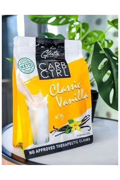 Gluta Glutalipo Carb Ctrl Nutrition Drink Classic Vanilla - 12 In 1