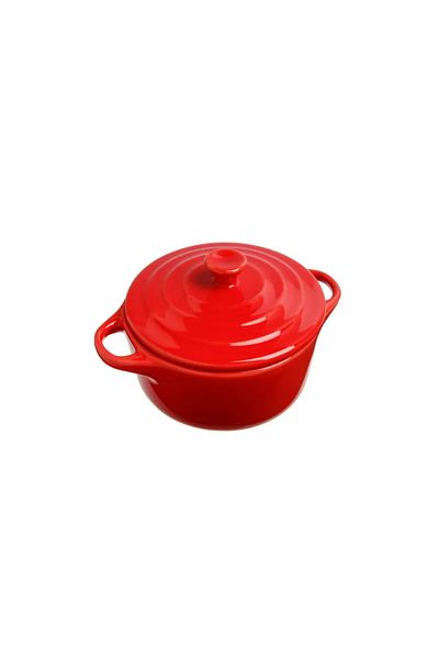 Secret de Gourmet Baking tray with handles, 5five Simply Smart, Ceramic, 10cm, Red