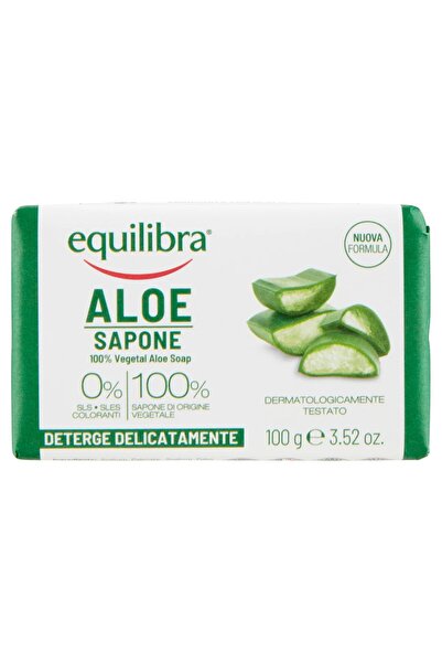 Equilibra Sapun Solid cu Aloe si Ulei de Masline, 100% Vegetal, Pentru Corp, ...