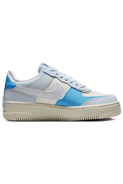 Nike Air Force 1 Shadow Sneaker Unisex Reflective Genuine Leather Casual Sports Shoes Blue