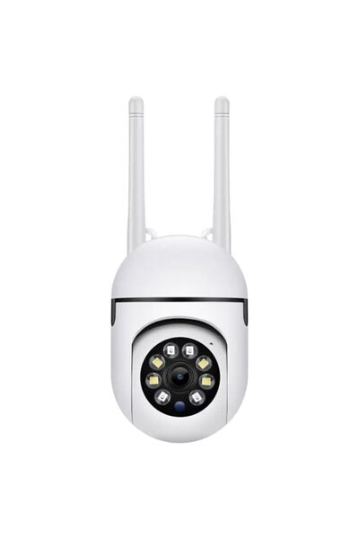 OEM Cameră de supraveghere Wi-Fi rotativă, 360 de grade, 1080-25 fps, albă