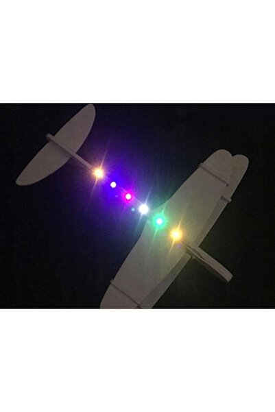 zola Flying plane made of polystyrene with electric motor, Zola®, USB charging, LED backlight, aerodynam