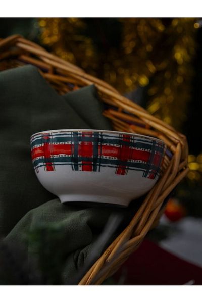 KÜBRAHOME'S Christmas Porcelain 2 Piece Mug Bowl Set Acar