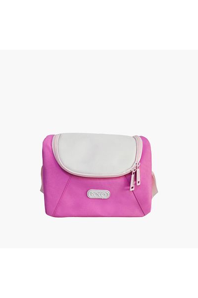 Roco Solid Lunch Bag with Adjustable Strap and Zip Closure