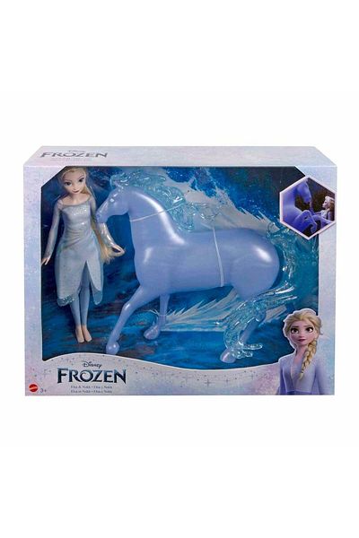NillyToys HLW58 ديزني فروزن II إلسا وحصان جميل نوك