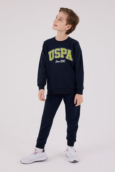 U.S. Polo Assn. Licensed Boys' Bottom Top 2 Piece Tracksuit Set