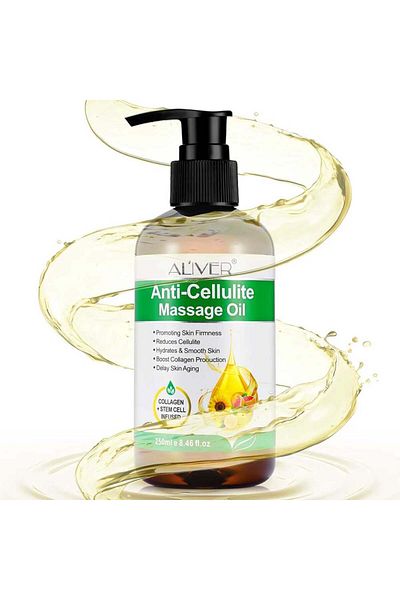 NOVA KISS Ulei anticelulitic premium infuzat cu celule stem, colagen, amestec de uleiuri esențiale, 250 ml