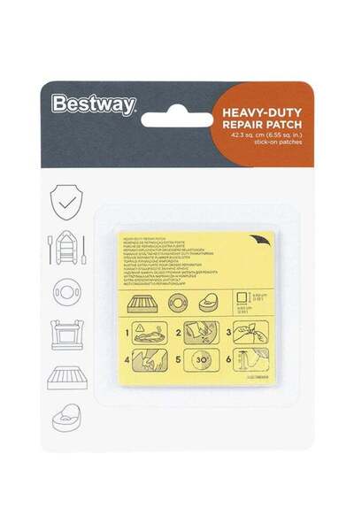 BESTWAY رقعة إصلاح شديدة التحمل 65 × 65