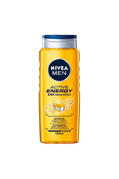 Nivea Men Gel de duș Nivea Men Active Energy, 500 ml