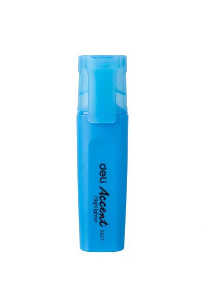Deli Blue Textmarker Accent, Writing Thickness 5-1 mm, Model S621, Deli