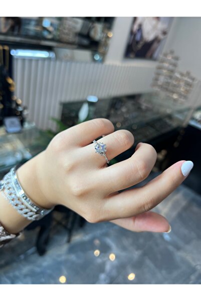 925Silver Lotus çiçeği yüzük