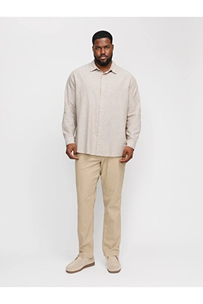 Jack & Jones JJEBREEZE LINEN BLEND KETEN GÖMLEK