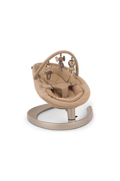 Nuna - Children's rocking chair, with toy bar included, LEAF Grow Teddy