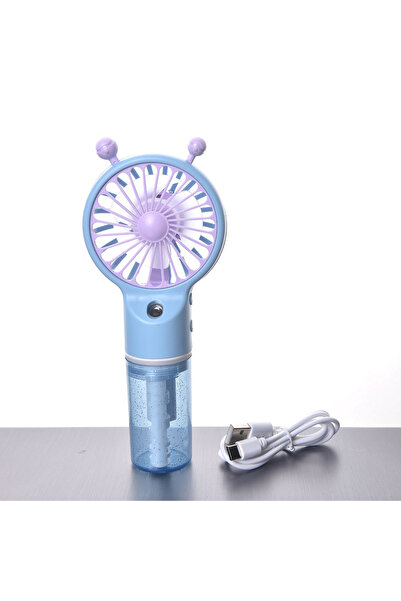 idolavm Taşınabilir Şarjlı Mini El Vantilatörü Fan Küçük Sulu Sprey