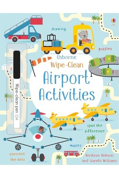 Usborne Publishing Wipeclean Airport Activities