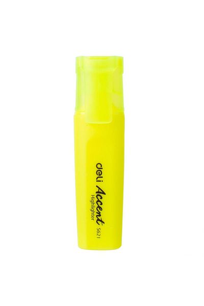 Deli Yellow Textmarker Accent, Writing Thickness 5-1 mm, Model S621, Deli