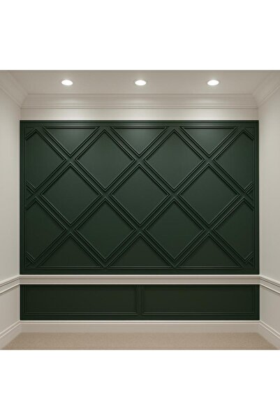 decofloor Dekoratif Boyanabilir Hazır Kesimli Duvar Çıtası 4 cm (3480)M