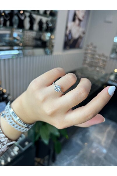 925Silver Lotus çiçeği yüzük