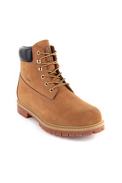 Hush Puppies Ανδρικές μπότες Helppo Bounce από γνήσιο δέρμα