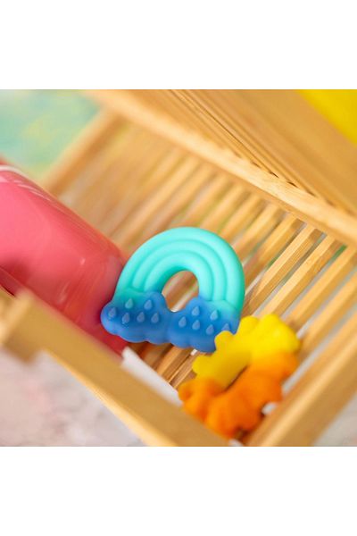 Bright Starts - Jucărie de dentiție Soare și Curcubeu „Șansa Zâmbetelor”