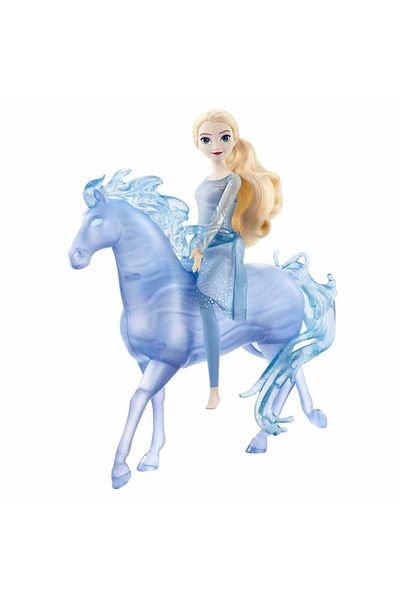 NillyToys HLW58 ديزني فروزن II إلسا وحصان جميل نوك