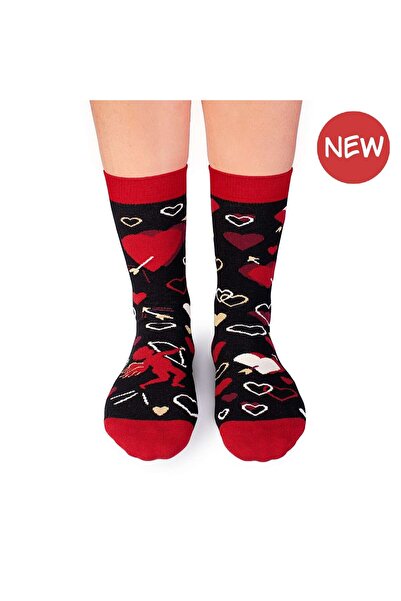 Pirin Hill Sosete Bumbac Cu Inimioare Colour Cotton Amore Negru