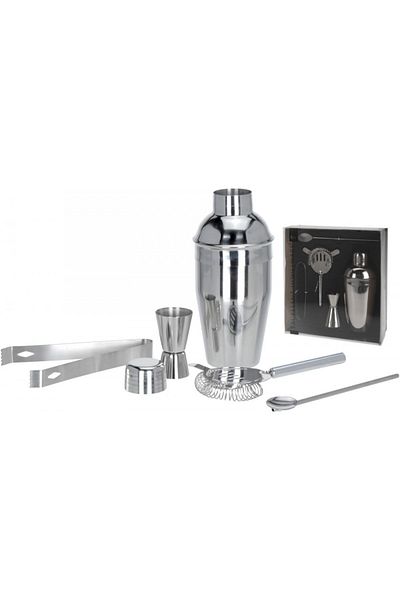 Excellent Houseware Excellent shaker set, 5 pieces, stainless steel, 23.5 x 10 x 29 cm