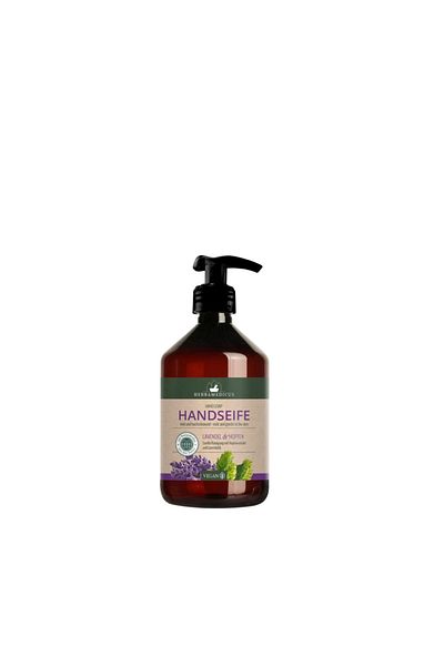 Herbamedicus Liquid Soap, Herbamedicus, Lavender and Hops, 500 ml