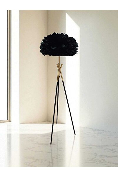 PELLE DESİGN Kuş tüylü Lambader