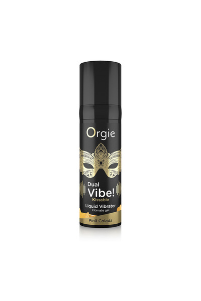 Orgie Υγρό δονητικό τζελ Dual Vibe, Pina Colada, 15 ml