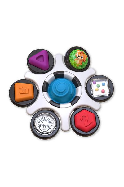 Baby Einstein Sensory toy Baby Einstein Curiosity Clutch Twist & Pop Rattle Teether
