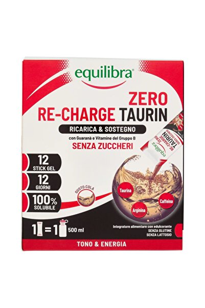 Equilibra Re-Încărcare cu Taurină, Guarana și Vitamine B - Supliment Energiza...