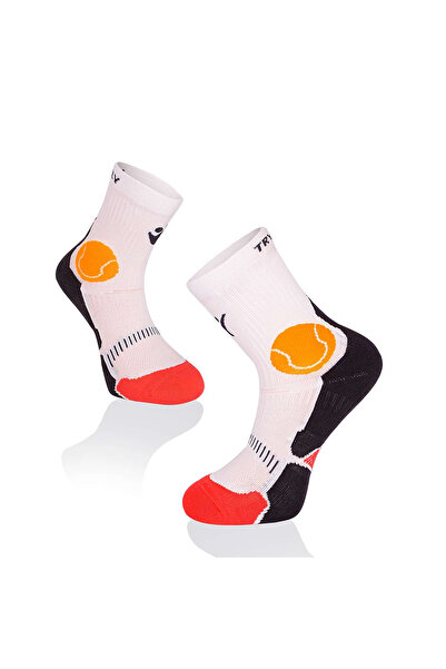 Try to Fly Κάλτσες Τένις Fusion Κόκκινες Πορτοκαλί Μαύρες