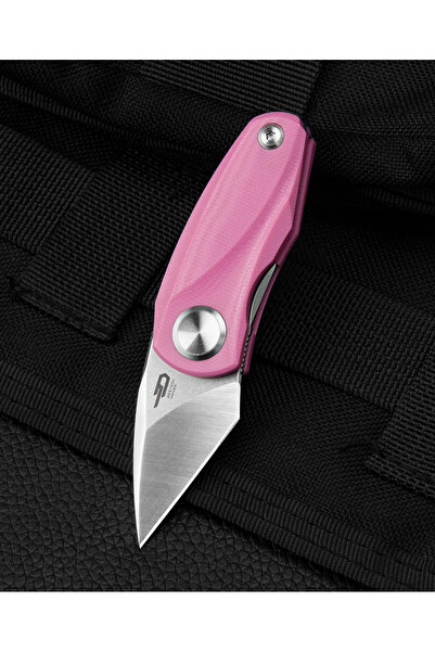 Bestech Knives BESTECH TULIP BG38E Pembe G10 Sap 14C28N Mini Çakı