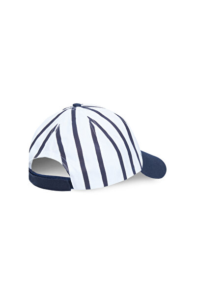 UCLA CHET Lacivert Baseball Cap Çizgili Nakışlı - Unisex Şapka
