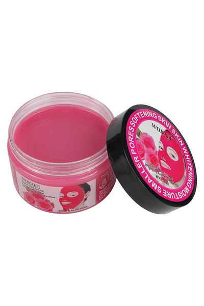 wokali Red mask for pigmentation spots with Rose Extract and Minerals, Pore-shrinking effect, Wokali, 300 g