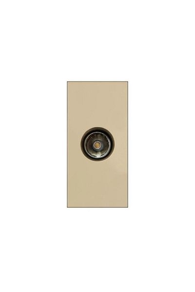 luxion LUXION 1M TV Socket Module, Gold
