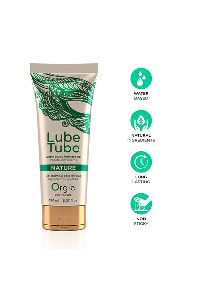 Orgie Water-based lubricant, Lube Tube Nature, 150 ml