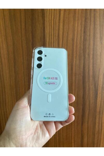 Newon حافظة هاتف سامسونج جالاكسي A35 ميكا ماج سيف (غير قابلة للطي)