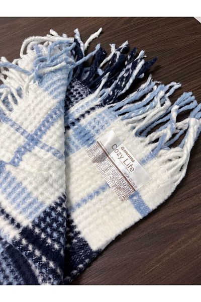 Merinos Scottish Blanket Tv Blanket 130*170 cm Cunda Red Inka Blue Custom Size Cotton Knee Blanket Shawl