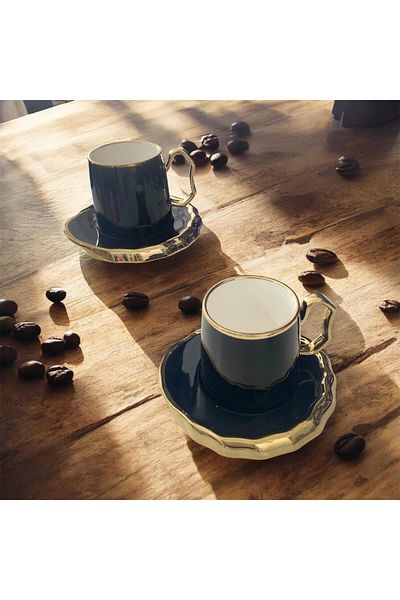 partridge store Summer Star Porcelain Large Size Coffee Cup Set of 2