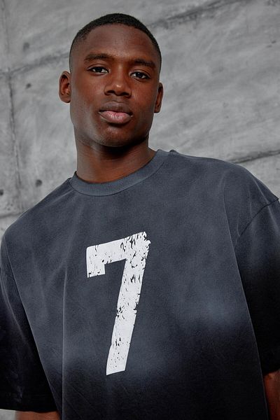 NOMARC Black Size 7 Oversize Tshirt